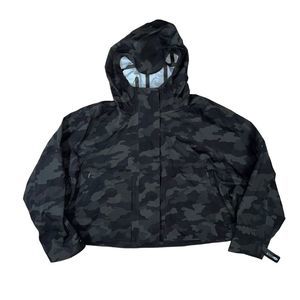 Lululemon Rain Chaser Jacket Size 12 Heritage 365 Camo Dark Olive HE6T 25043